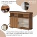 Buffet Porta de Correr 120 cm 4736 Cinamomo Off White ARLY