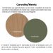 Buffet Porta de Correr 120 cm 4737 Carvalho Off White Menta ARLY