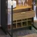 Buffet Vitoria E Cristaleira Guanabara Preto Noce Milano CLB