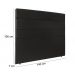 Cabeceira Casal 140cm Bia Suede Preto ID Milani Store