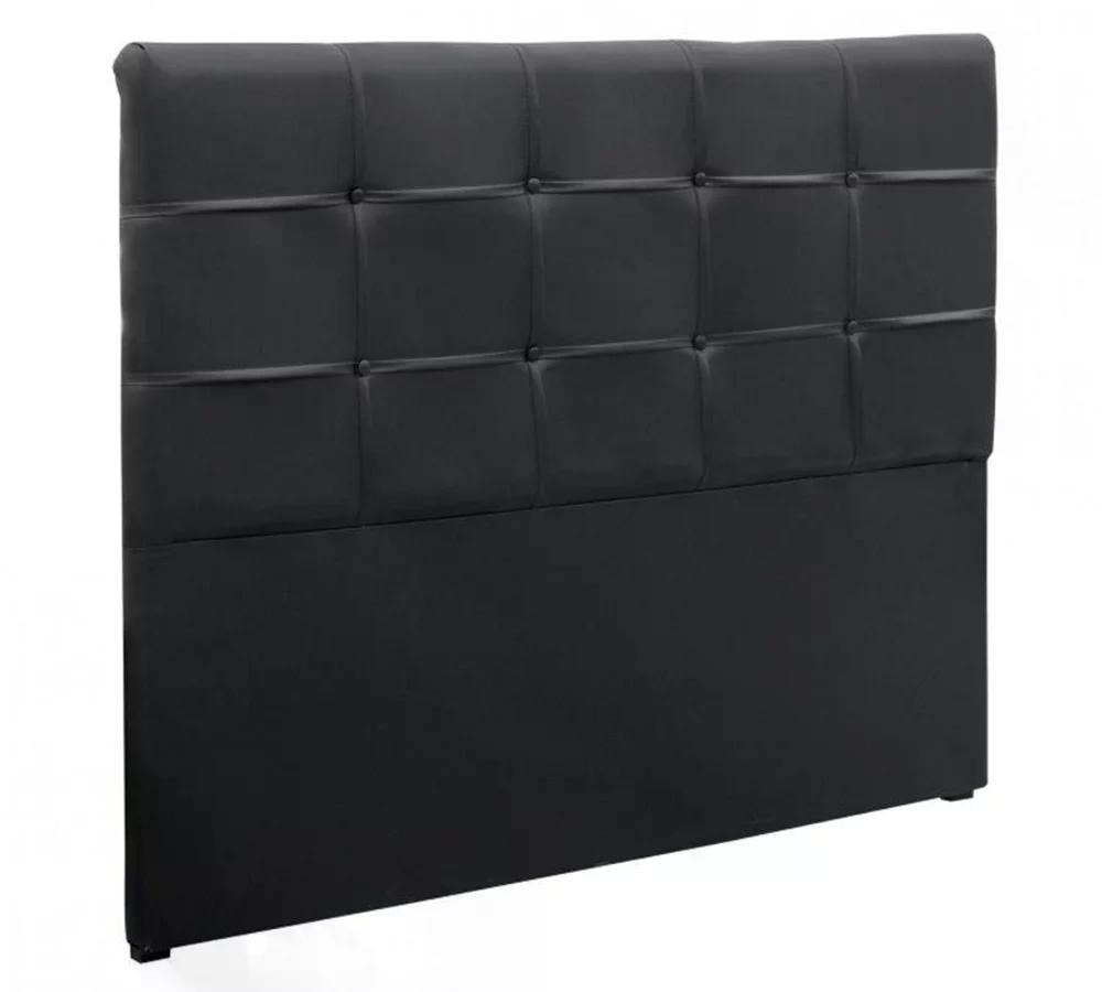 Cabeceira Casal 140cm Daiana Corano Preto ID Milani Store