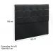 Cabeceira Casal 140cm Daiana Corano Preto ID Milani Store