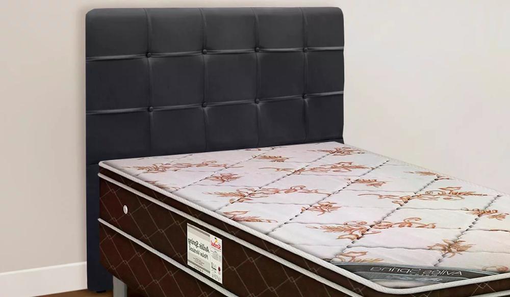 Cabeceira Casal 140cm Daiana Corano Preto ID Milani Store