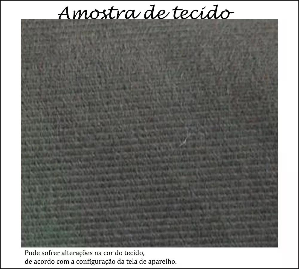 Cabeceira Casal 140cm Daiana Suede Cinza ID Milani Store