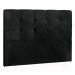 Cabeceira Casal 140cm Daiana Suede Preto ID Milani Store