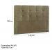Cabeceira Casal 140cm Daiana Suede Taupe ID Milani Store