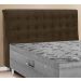 Cabeceira Casal 140cm Damares Suede Chocolate ID Milani Store