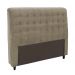 Cabeceira Casal 140cm Damares Suede Taupe ID Milani Store