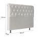 Cabeceira Casal 140cm Emilia Corano Branco ID Milani Store