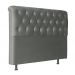 Cabeceira Casal 140cm Emilia Suede Cinza ID Milani Store