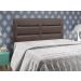 Cabeceira Casal 140cm Isis Suede Chocolate ID Milani Store