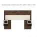 Cabeceira Extensivel 236 cm TOQ 50018 Imbuia Champanhe VLR