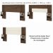 Cabeceira Extensivel 236 cm TOQ 50018 Imbuia Champanhe VLR