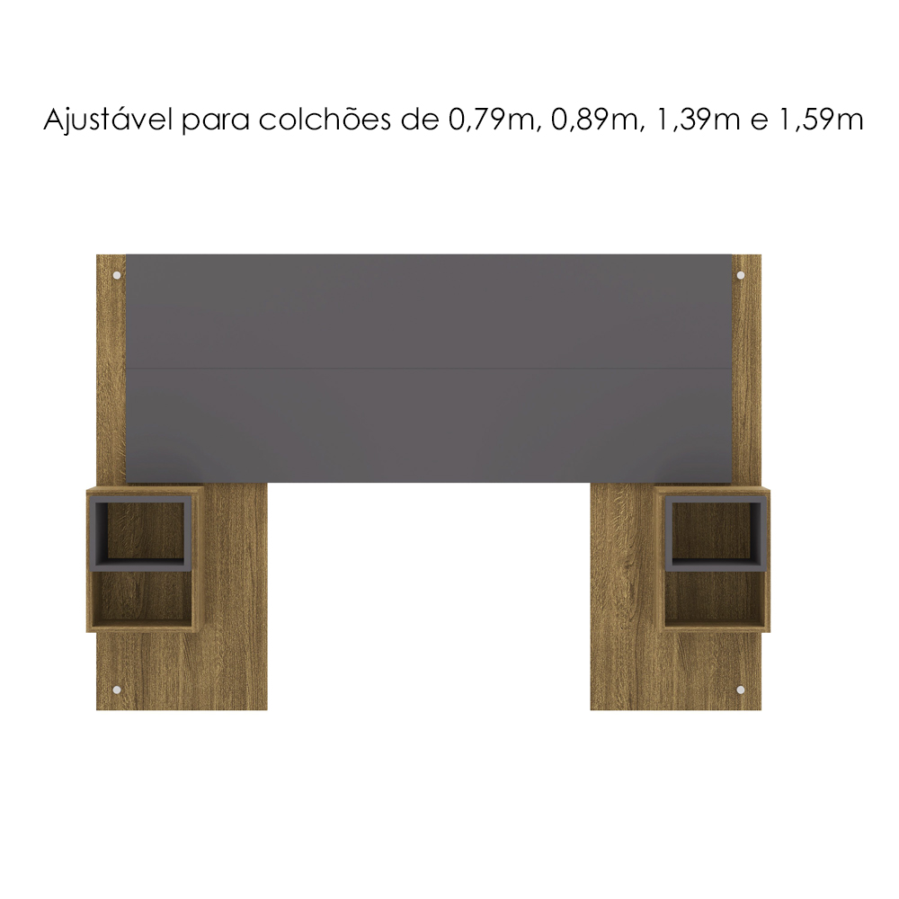Cabeceira Extensivel 236 cm TOQ 50018 Nature Alasca VLR