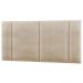 Cabeceira Modulada Casal 140 cm Com Led Linho Bege Milani Store