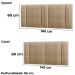 Cabeceira Modulada Casal Queen 160 cm Com Led Boucle Bege VConcept