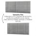 Cabeceira Modulada Casal Queen 160 cm Com Led Linho Cinza VConcept