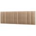 Cabeceira Modulada King 200 cm Com Led Boucle Bege Milani Store