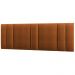 Cabeceira Modulada King 200 cm Com Led Boucle Cinza Milani Store
