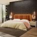 Cabeceira Modulada King 200 cm Com Led Boucle Cinza Milani Store