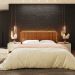 Cabeceira Modulada King 200 cm Com Led Boucle Cinza Milani Store