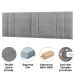 Cabeceira Modulada King 200 cm Com Led Linho Cinza VConcept
