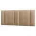 Cabeceira Modulada Queen 160 cm Com Led Boucle Bege Milani Store
