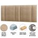 Cabeceira Modulada Queen 160 cm Com Led Boucle Bege Milani Store