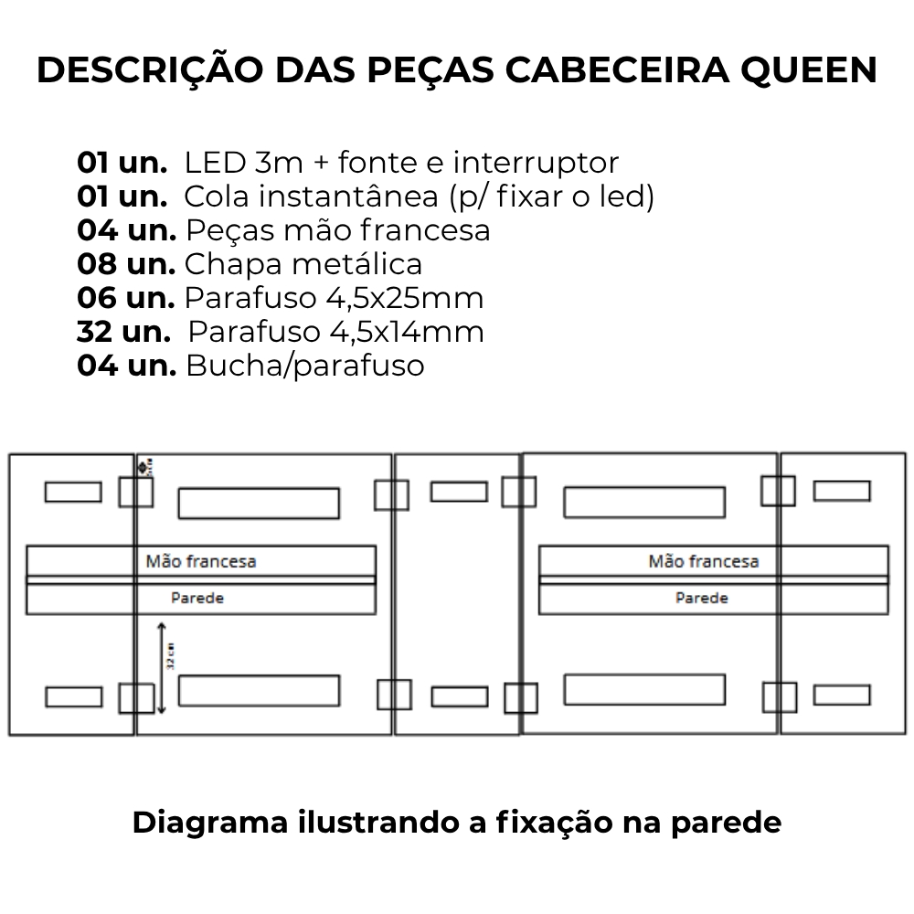 Cabeceira Modulada Queen 160 cm Com Led Boucle Terracota Milani Store