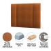 Cabeceira Modulada Solteiro 90 cm Com Led Boucle Terracota Milani Store