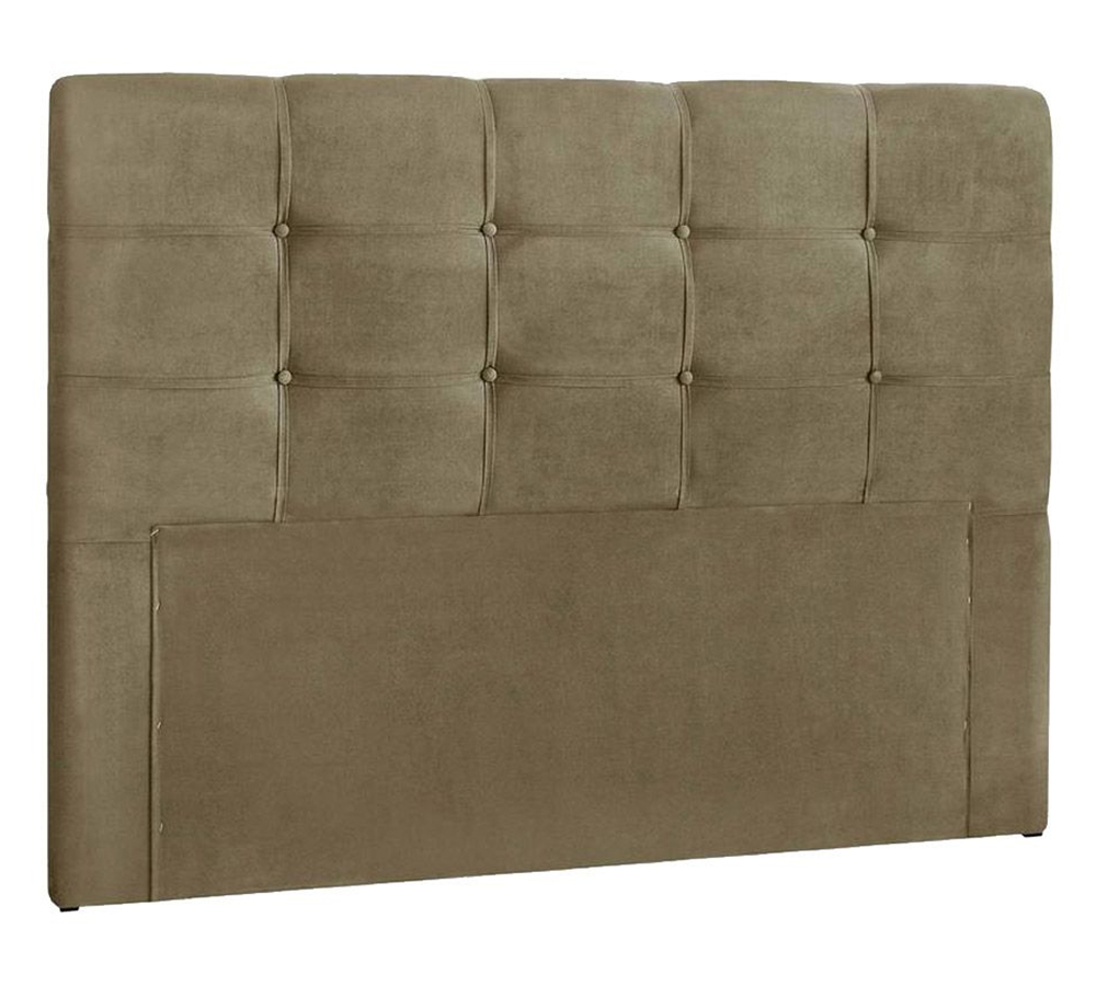 Cabeceira Queen 160cm Daiana Suede Taupe ID Milani Store
