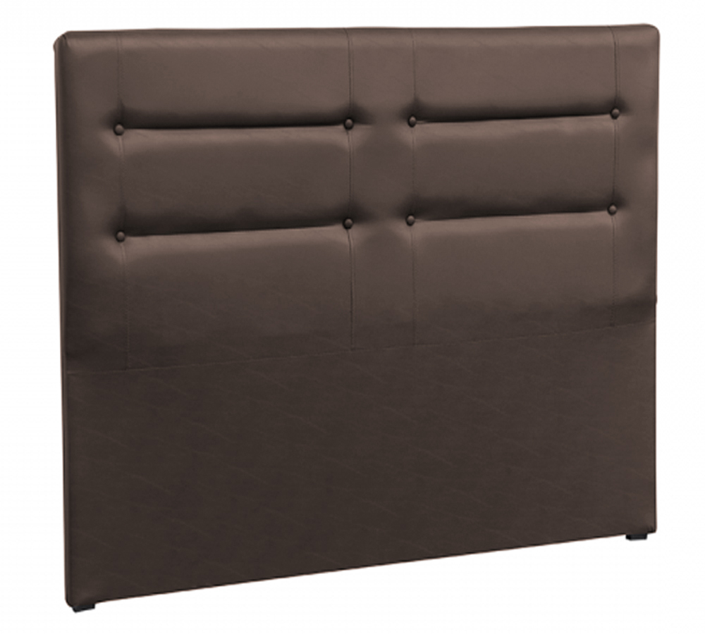Cabeceira Queen 160cm Isis Suede Chocolate ID Milani Store