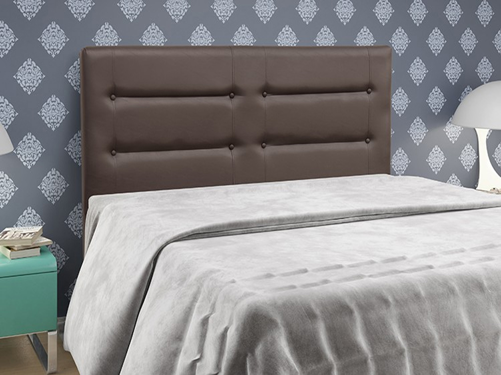 Cabeceira Queen 160cm Isis Suede Chocolate ID Milani Store