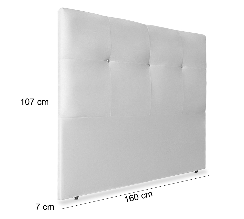 Cabeceira Queen 160cm Sofia Corano Branco ID Milani Store