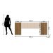 Cabeceira Queen 268 cm ZEN 50024 Nature Brisa Linho Bege VLR