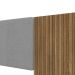 Cabeceira Queen 268 cm ZEN 50024 Nature Brisa Linho Cinza VLR