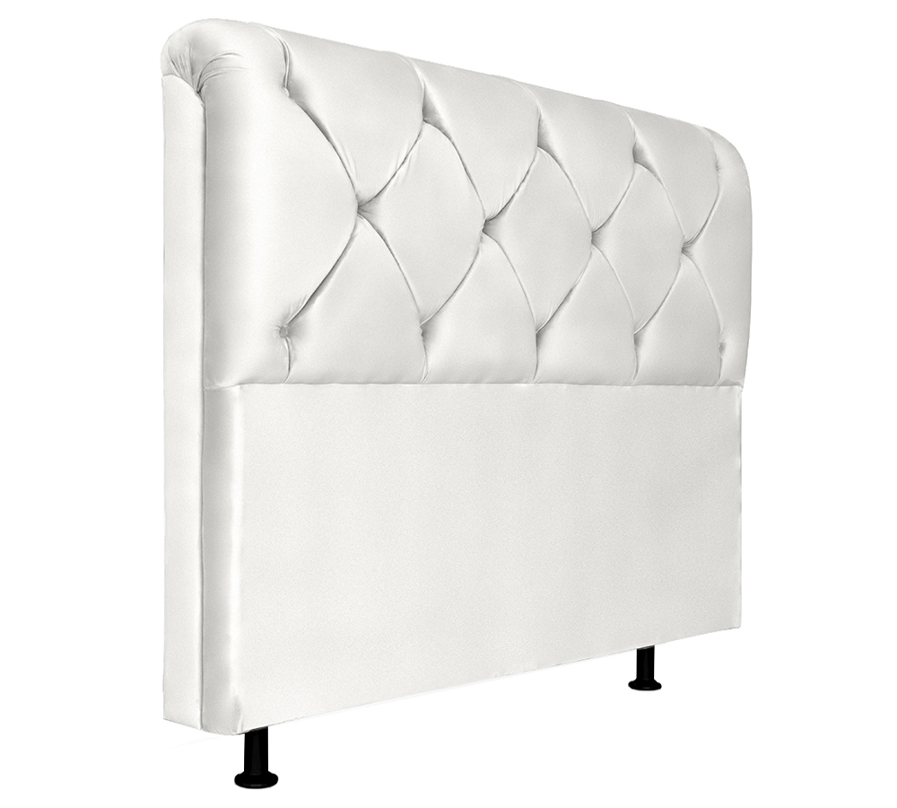 Cabeceira Solteiro 90cm Barbara Corano Branco ID Milani Store