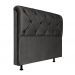 Cabeceira Solteiro 90cm Barbara Suede Preto ID Milani Store