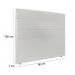 Cabeceira Solteiro 90cm Bia Corano Branco ID Milani Store