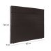 Cabeceira Solteiro 90cm Bia Suede Marrom ID Milani Store