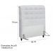 Cabeceira Solteiro 90cm Damares Corano Branco ID Milani Store