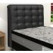 Cabeceira Solteiro 90cm Damares Corano Preto ID Milani Store