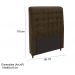 Cabeceira Solteiro 90cm Damares Suede Chocolate ID Milani Store