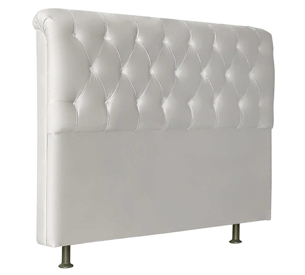 Cabeceira Solteiro 90cm Emilia Corano Branco ID Milani Store