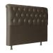 Cabeceira Solteiro 90cm Emilia Suede Marrom ID Milani Store