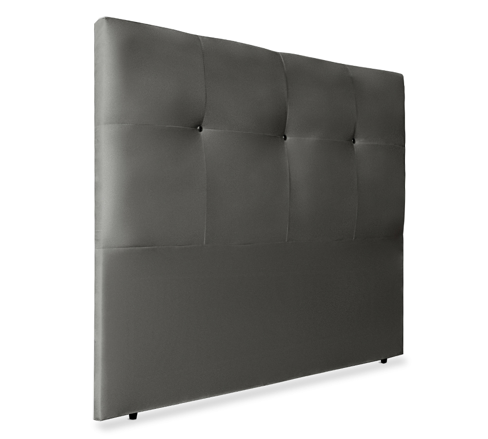 Cabeceira Solteiro 90cm Sofia Suede Cinza ID Milani Store