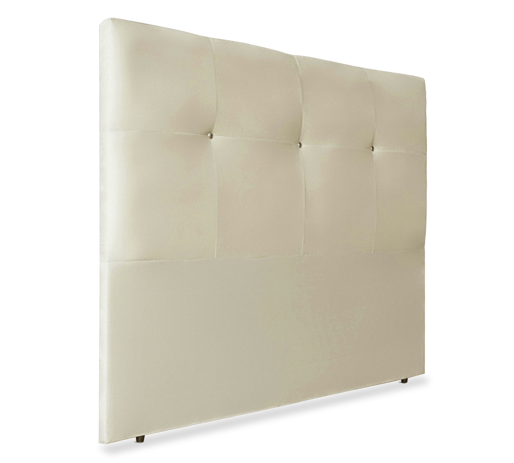 Cabeceira Solteiro 90cm Sofia Suede Marfim ID Milani Store