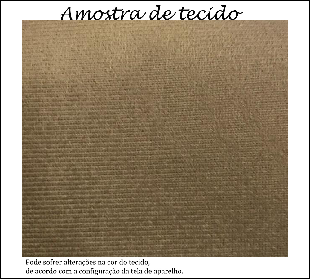 Cabeceira Solteiro 90cm Sofia Suede Taupe ID Milani Store