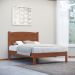 Cama Casal 02 Mesas de Cabeceira Madeira Maciça Imbuia Milani Store