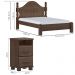 Cama Casal Classica 02 Mesas de Cabeceira Madeira Maciça Cafe Milani Store